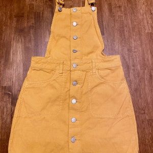 Pac Sun corduroy overall dress